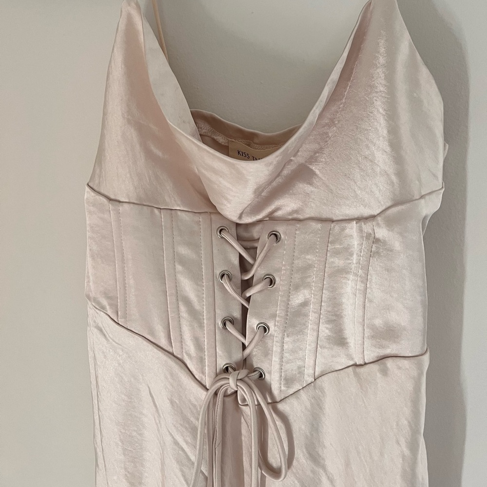 BNWT - kiss the sky satin corset dress